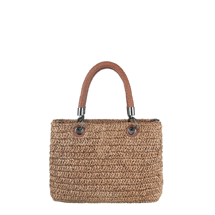 SEABREEZE TOTE RAFFIABAST COFFEE
